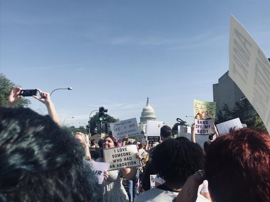 Tens of thousands of women and allies marched all across the US. Throngs of people crowded the streets leading up to the capitol building on their way to the Supreme Court.