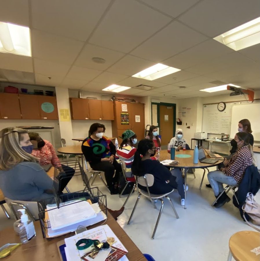 After a successful townhall meeting on Dec. 8, student leaders and faculty discuss the plan for the next one. The next townhall they plan on doing will be in partnership with BCC and their SGA to form a better relationship between the schools.