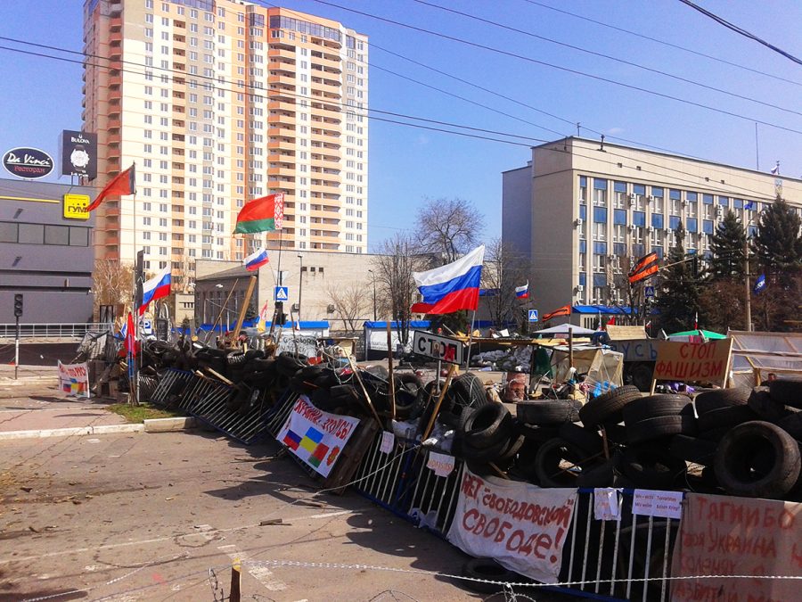 Pro-Russian separatist forces take control of the eastern Ukrainian city Luhansk. The separatist are reportedly being backed by the Russian military.