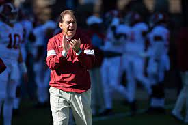 Alabama head coach Nick Saban shouts at his players during their practice, preparing for last seasons playoffs. Despite hopes by many, college football playoffs will not be revamped next year.