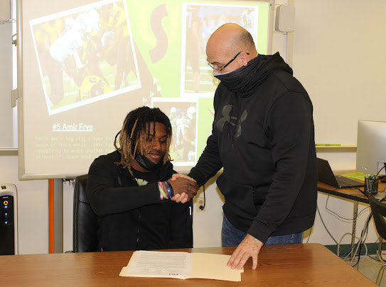 On Feb. 2, Amir Frye officially commits to Shepherd University. Frye is ready to take his skill to the next level and compete like never before.