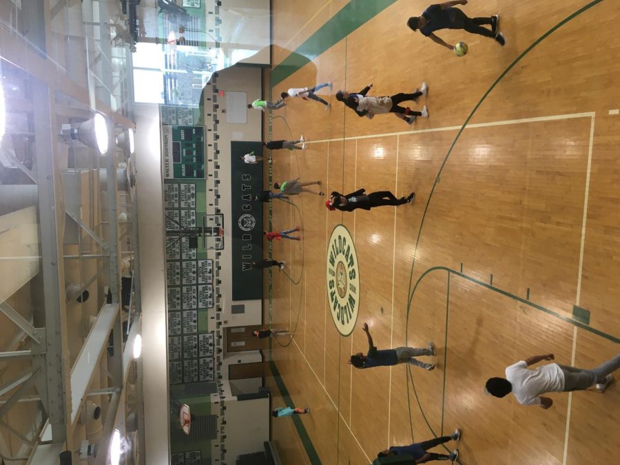 WJ students enjoy PE class, a chance for them to get away from the monotonous day of sitting at a desk.