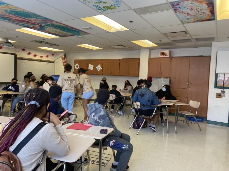 Seniors Makayla Florian and Joyce Ohana helped run the opportunity gap and levels of racism workshop where they played an activity that showed how impactful the opportunity gap is. It allows students to recognize bias and avoid developing oversimplified ideas of intelligence connected to a certain type of peer in comparison to another, Ohana said.