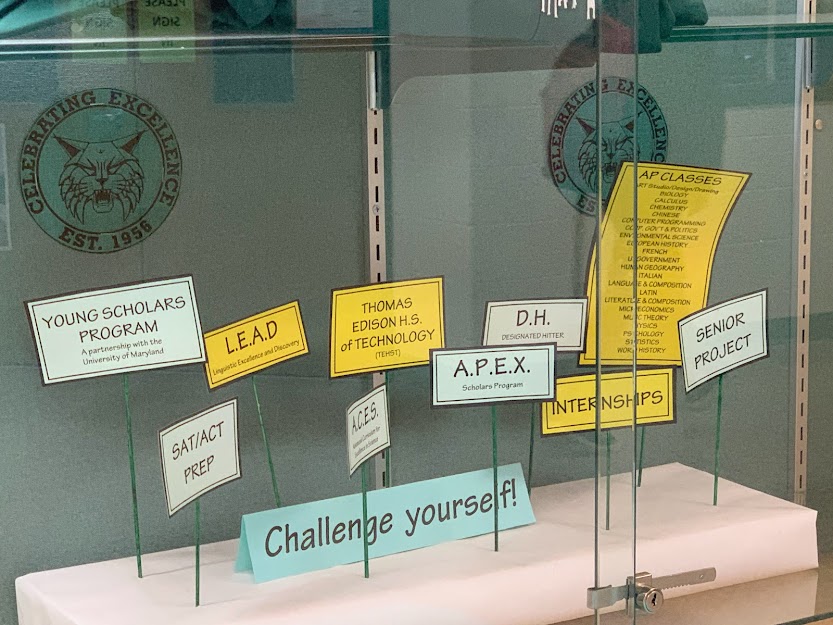 A+number+of+extracurricular+activities+and+educational+opportunities+are+on+display+outside+the+counselors+office.+Students+often+feel+great+pressure+to+participate+in+one+or+more+of+them+in+order+to+strengthen+their+college+application.