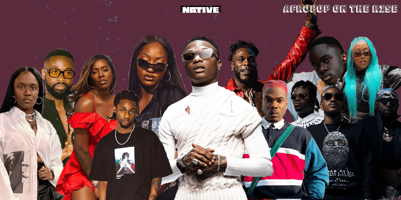 Some of the biggest Afro Pop songs today include “Love Nwantiti” (2019) by Ckay, “Essence” (2021) by Wizkid, “Peru” (2022) by Fireboy DML (featuring Ed Sheeran), and “Comma” (2020) by Burna Boy. The biggest stars in the world of Afropop include the likes of Ckay, Wizkid, and Burna Boy.