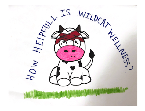 Shelly the Mighty MadCow wonders if Wildcat Wednesday is actually beneficial to WJ students. The bandage around Shelly’s head is to represent the stress that is not being relieved by students because of Wildcat Wednesday.