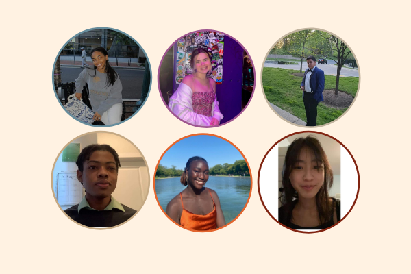 Seniors (Top row: seniors Reagan Tyler, Julia Levine and Fernando Chinchilla; Bottom row: seniors Sam Williams, Tata Toure and Amber Ahyick Wong) reflect on their time at WJ.