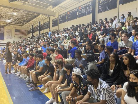 The stands at Magruder High School, where the game was played, were packed, leading to pressure for the team. “I dont think we played to our full potential and we were all nervous. If we really played well and kept our team energy together the score would’ve been reversed,” freshman Laurick Razafimandimby said.