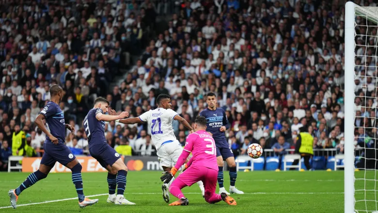 Real Madrid right-winger Rodrygo comes on after the 68th minute and scored two goals in the 90th-minute solidifying Madrids trip to the finals. It was an insane game, crazy to watch, Sichani said.