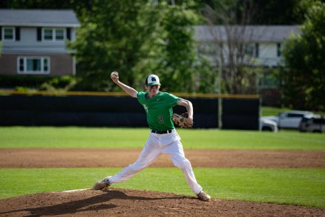 Senior pitcher James Richardell fires a changeup into the strike zone. Richardell gave up eight runs over two innings as the Wildcats season came to a close in an 11-6 loss.