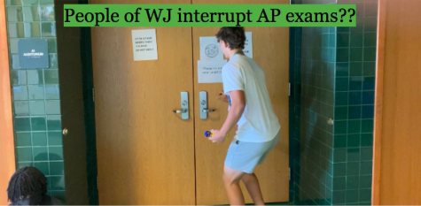 People of WJ interrupt AP exams?