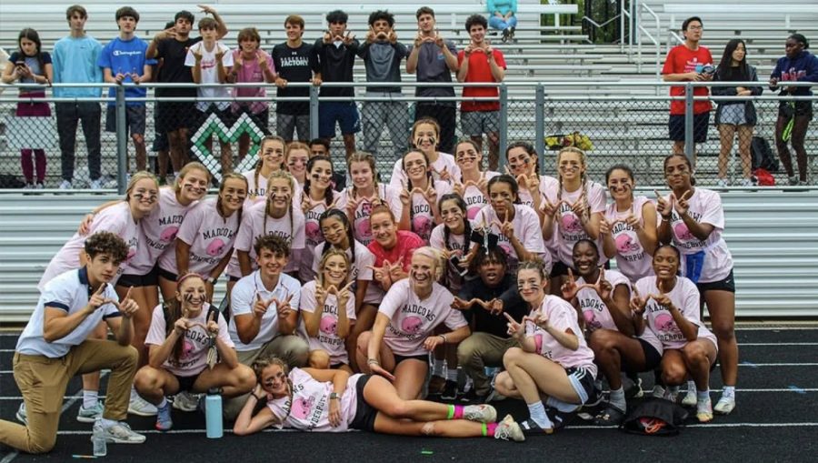 The+Junior+Classes+powderpuff+team+went+against+the+senior+girls+in+a+flag+football+game.+Junior+Rita+Bousadi+enjoyed+playing+this+year%2C+but+is+excited+to+be+able+to+be+a+senior+during+powderpuff+next+year.+Powderpuff+was+super+fun%2C+but+Im+so+excited+for+events+next+year+when+class+of+2023+can+shine%2C+Bousadi+said.