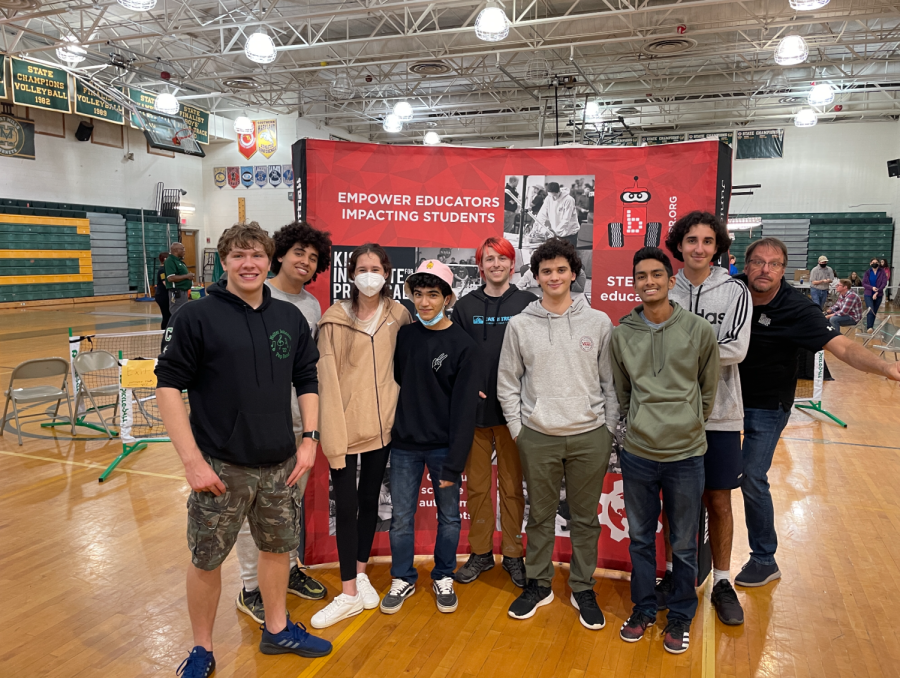 The Robotics Team poses for a group picture at this years Botball tournament in Washington DC. This competition is the highlight of the teams year as they get to show off the months of work that they put into the robot.