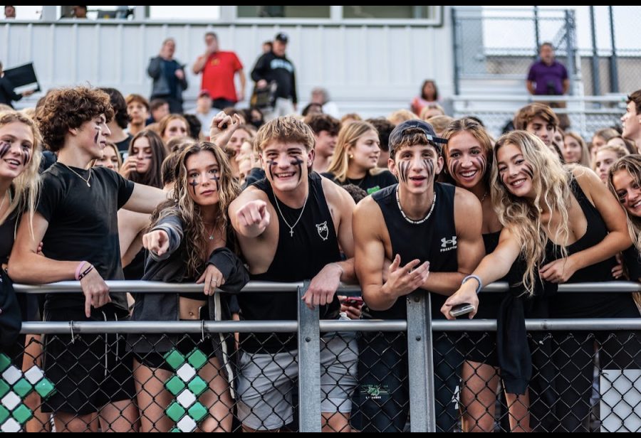 Face paints marks the WJ faithful. Spirited chants transpired soon after.