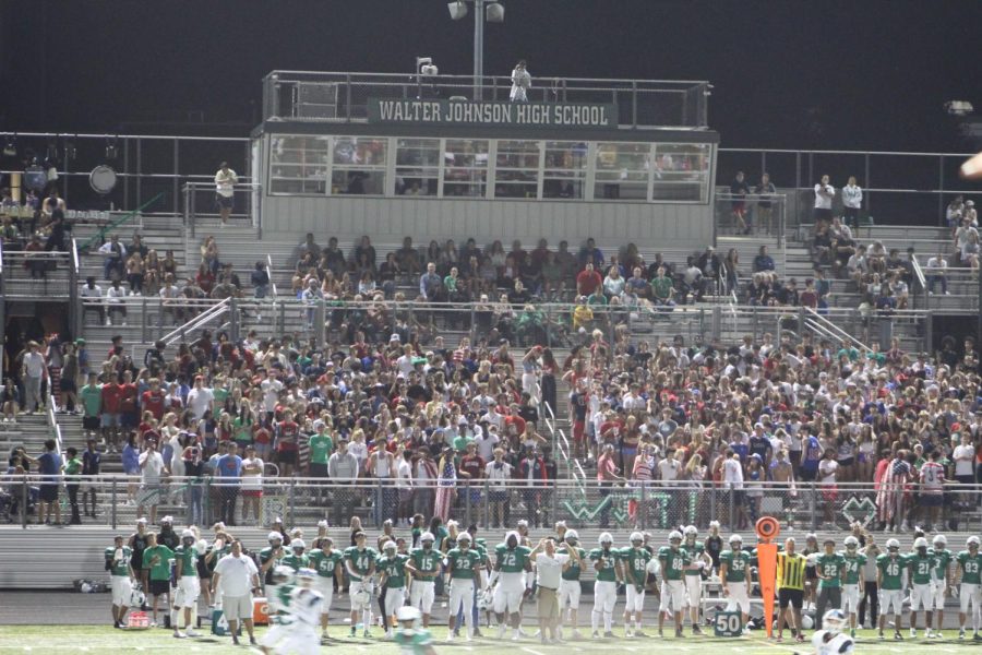 WJ hosts WJ v Whitman game on Sept. 9 where all grades gather to support the team. Attending football games was an exciting experience that more students should take advantage of.