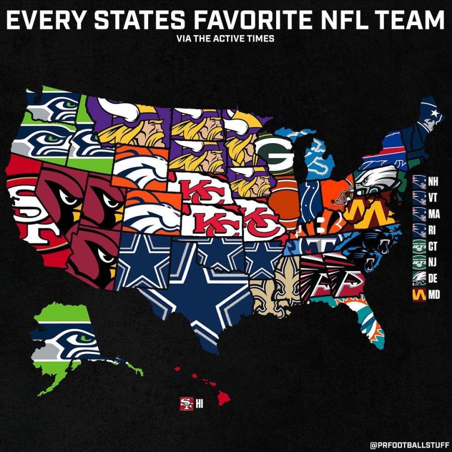 The+graphic+shows+the+favorite+NFL+teams+from+each+state%3B+however%2C+many+students+support+non+local+teams.