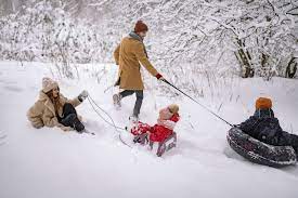 Sledding has been a staple of snow days for decades. Nothing can compare to the rush of sledding down the hill for the first time.