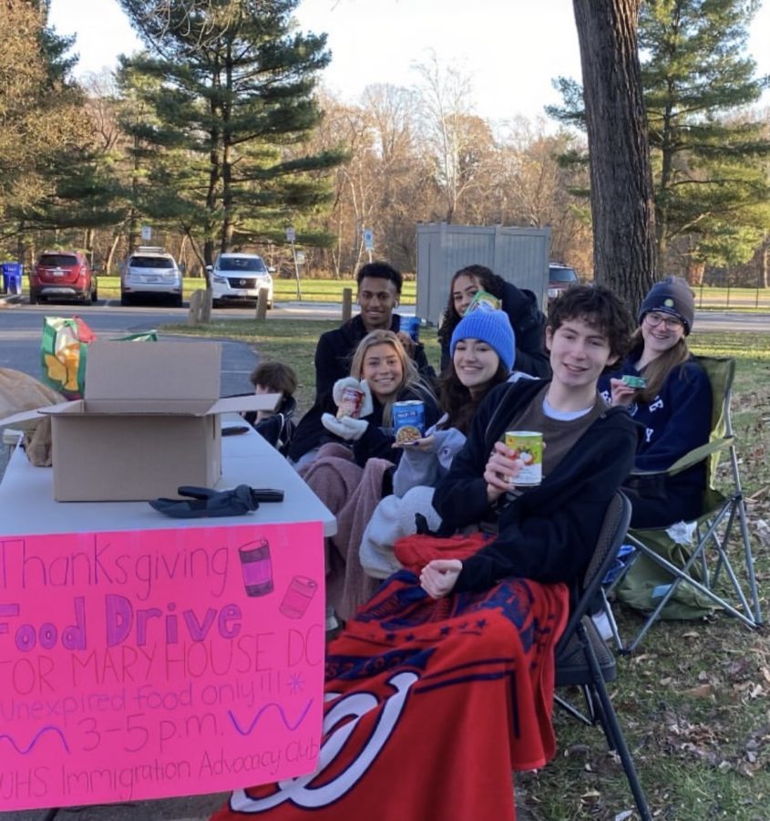 The Immigration Advocacy Club holds a Thanksgiving food drive for Mary House DC by the Immigration advocacy club. The food drive was held twice, first one being at Fleming Park on Nov. 19 and the second one at Farmland Elementary School on Nov. 20.