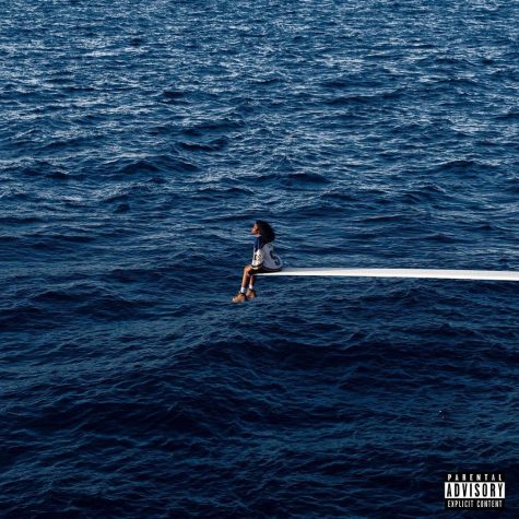 Solána Imani Rowe, known by the stage name SZA, sits precariously on the prow of a boat overlooking the ocean on the SOS album cover. The cover photo is somewhat of a recreation of the iconic paparazzi photos of Princess Diana Spencer in the same position, referencing the isolation conveyed in the original image.
