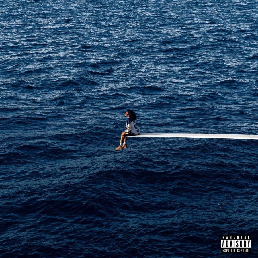 Solána Imani Rowe, known by the stage name SZA, sits precariously on the prow of a boat overlooking the ocean on the SOS album cover. The cover photo is somewhat of a recreation of the iconic paparazzi photos of Princess Diana Spencer in the same position, referencing the isolation conveyed in the original image.