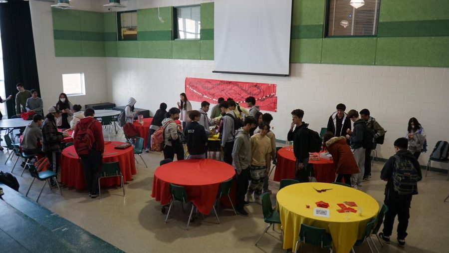 The leadership team hosted the celebration during lunch to ensure that all students could participate and learn more about the holiday. “It was good to see it wasn’t just East Asians, it was people from different backgrounds. So, I think the event itself was more diverse, it was great to highlight East Asian culture,” freshman Anna Jhon said.