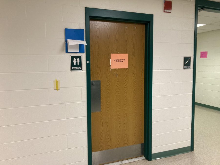 One+of+the+bathrooms+locked+by+security+was+the+gender-neutral+bathroom+on+the+G-level+by+the+child+development+room.+Various+bathrooms+are+and+will+continued+to+be+locked+as+security+works+to+prevent+overdoses+and+improve+student+safety.