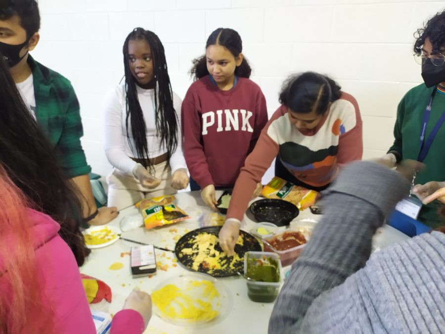 The South Asian Student Union offered samples of common dishes in South Asia. A lot of people came for food day -- it was a success, junior Aria Tahsmabi, one of the students who helped coordinate international week, said.