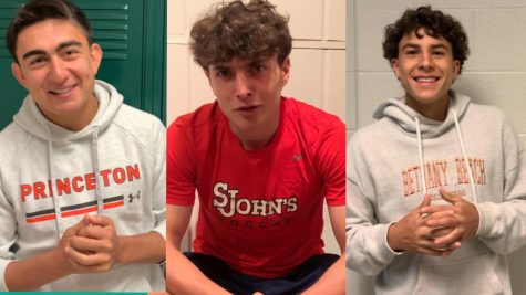 Senior Bardia Hormozi, Class of 2022 graduate Connor Mucchetti and junior Sven Meacham share about their experiences committing to play Division one soccer in college.