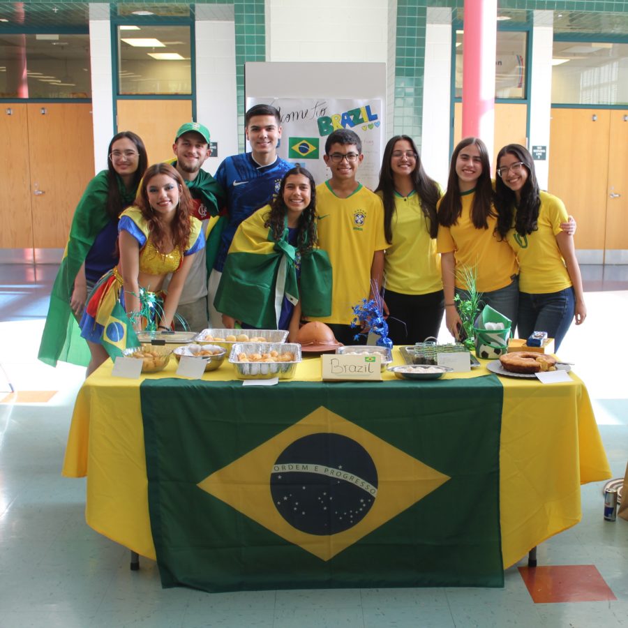 Many Brazilians represented their country at the food event, fashion show and performance segment.