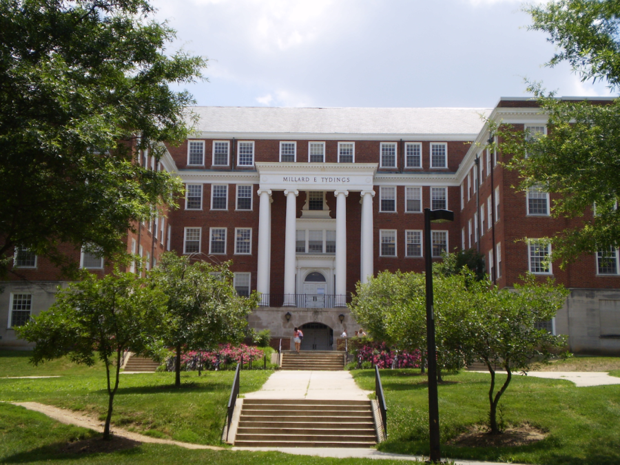 Tydings Hall, pictured above, is home to the College of Behavioral and Social Sciences, the Department of Economics and the Department of Government & Politics. It was first constructed in 1961 and was named after Millard E. Tydings, a U.S. senator.