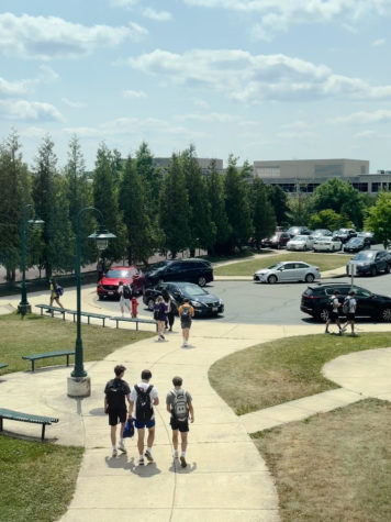 Schools outs! As soon as the bell rings rising juniors start walking to the parking lot to get home. As the current seniors have all left, the incoming seniors have taken over their ground.