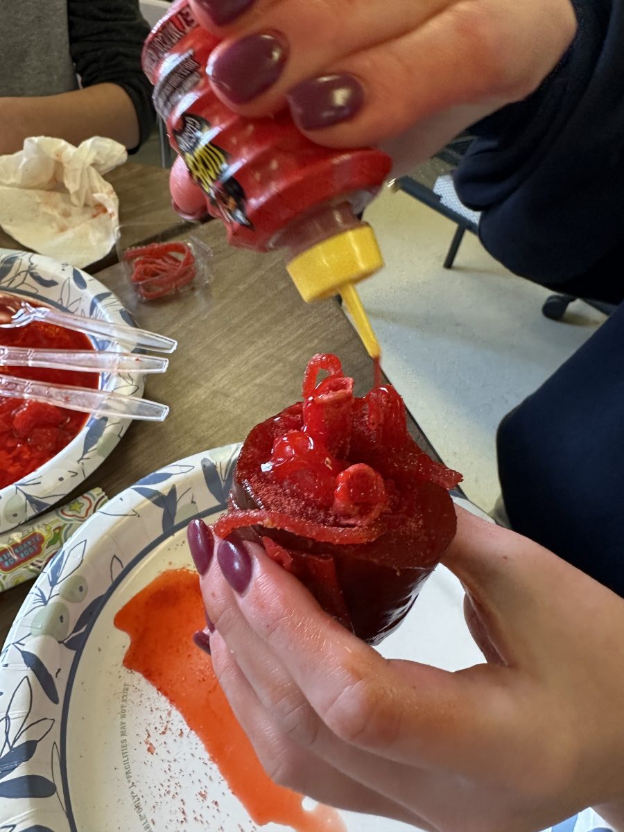Every ingredient in the Chamoy Pickle was bright red. Our hands were dyed for many days, no matter how much we washed them.