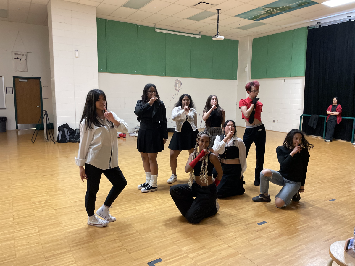 Members of APRO practice for the Hallyu Showcase on Wednesday, March 14. They spent months working on their routines, and are prepared to perform in the showcase. Math and resource teacher and APRO sponsor Linda OReilly notes the teams effort. Im incredibly proud of this group. They have tremendous discipline and talent, and above all, a sense of inclusion and mentorship for everyone within the group, OReilly said.