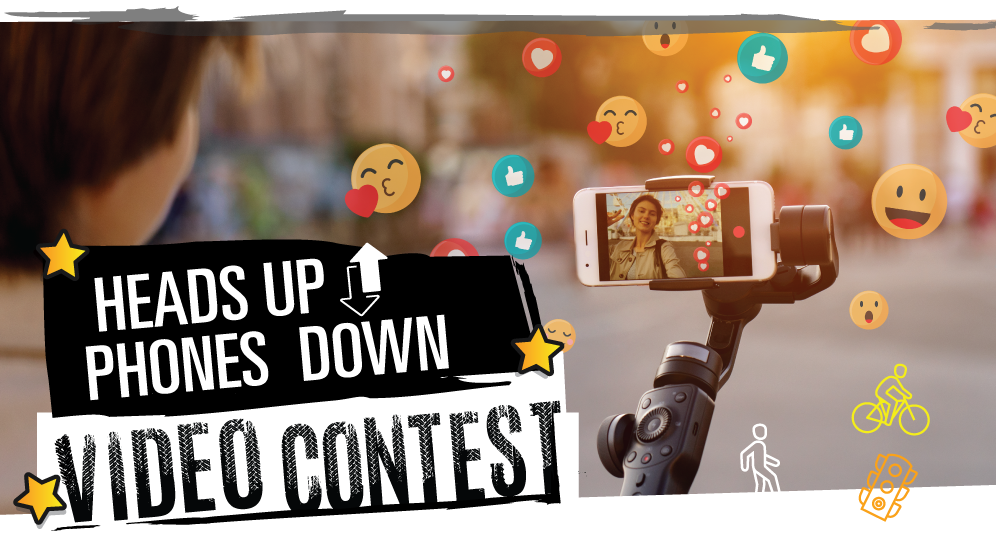 The Heads Up Phones Down video contest is an annual county wide campaign that allows students to create videos to spread awareness about pedestrian safety when walking around with a phone. Two WJ students succeeded in placing First and second in the individual portion of the contest.